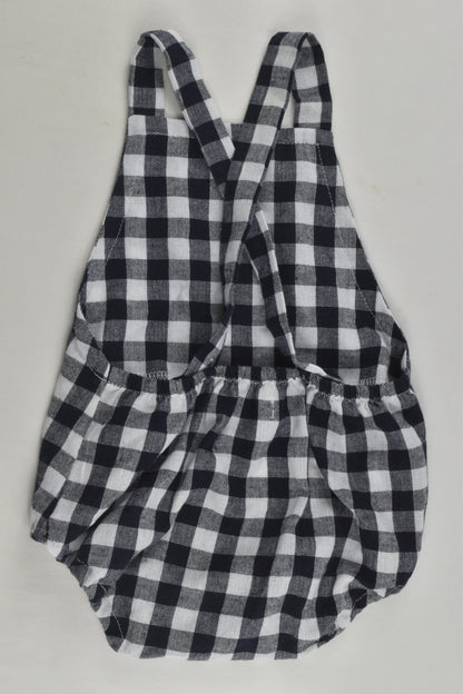 Peggy Size 00 Checked Romper