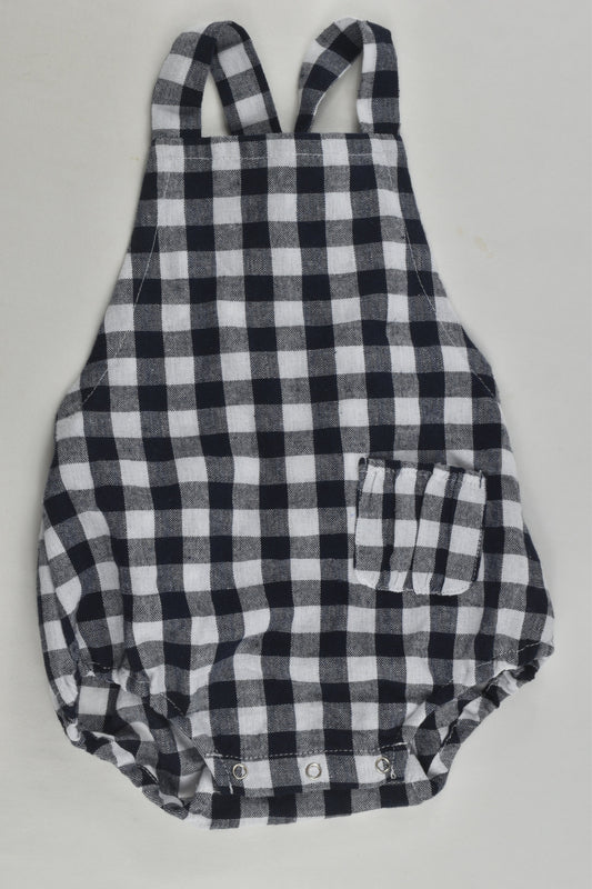 Peggy Size 00 Checked Romper
