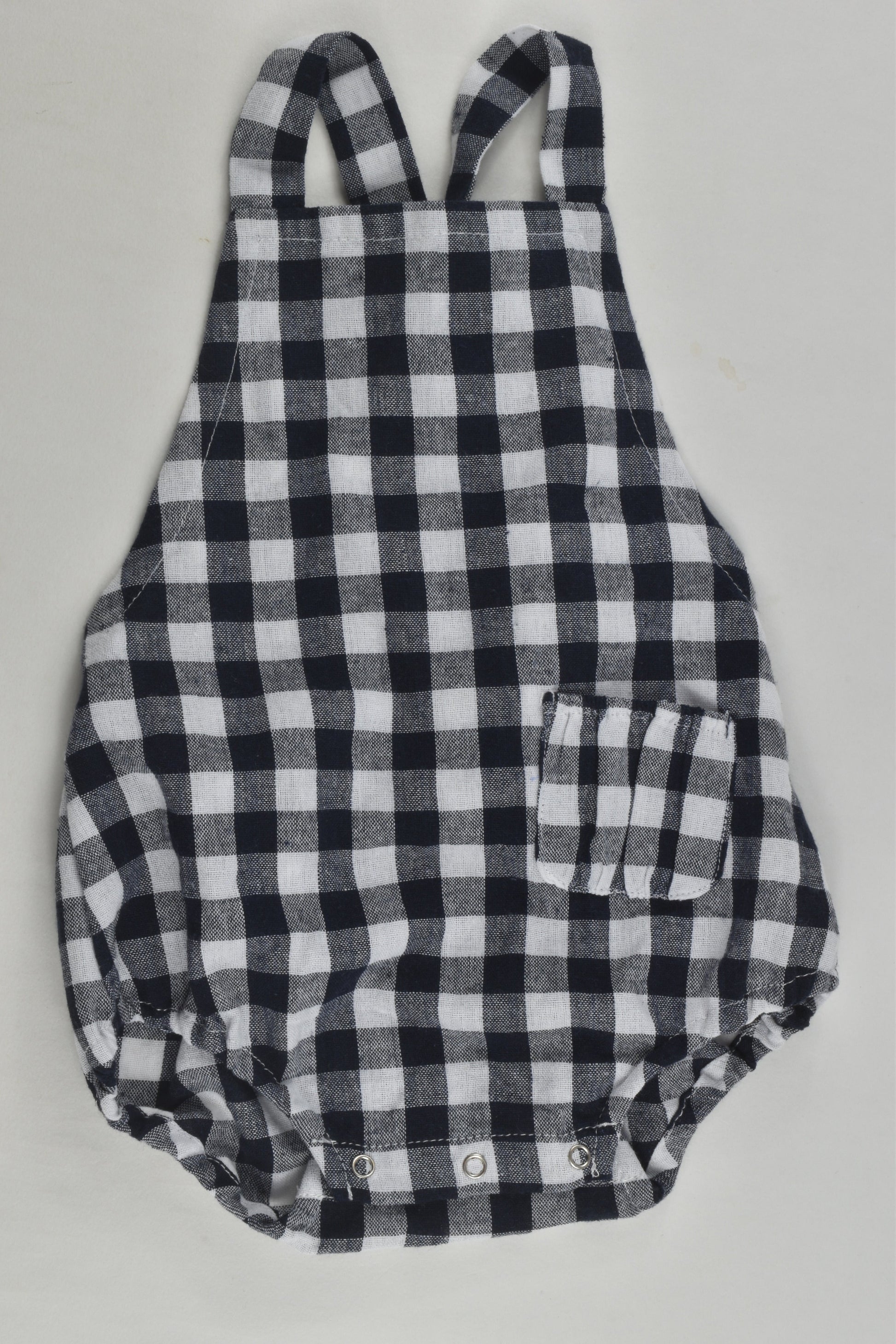 Peggy Size 00 Checked Romper