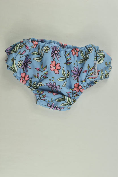 Penny & Co Size 00 Lined Floral Ruffle Bloomers