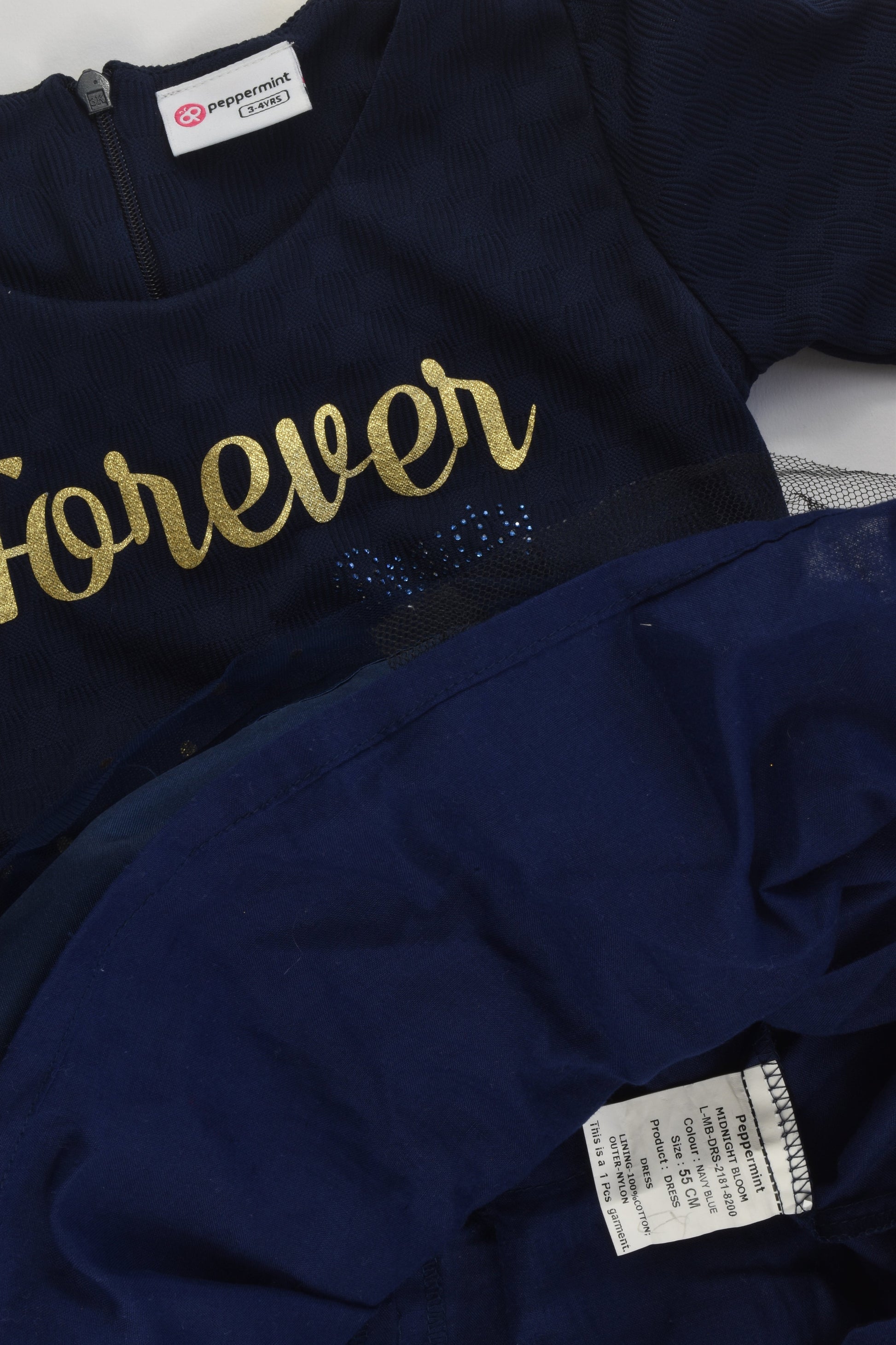 Peppermint Size 3-4 'Forever Beauty' Tulle Dress