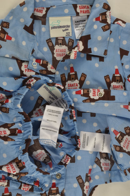 Peter Alexander Size 0 (6/12 months) 'Santa Paws' Pyjamas