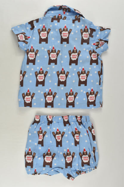 Peter Alexander Size 0 (6/12 months) 'Santa Paws' Pyjamas