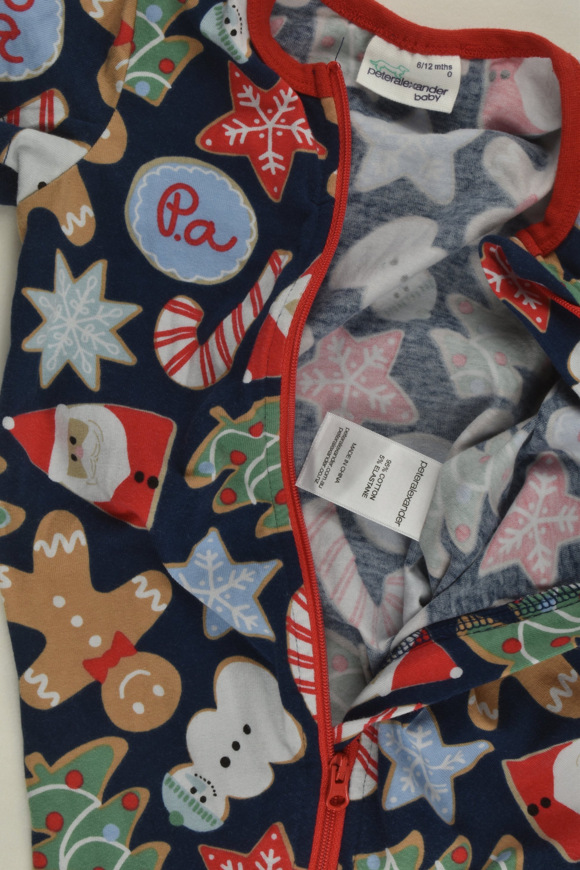 Peter Alexander Size 0 Christmas Short Romper