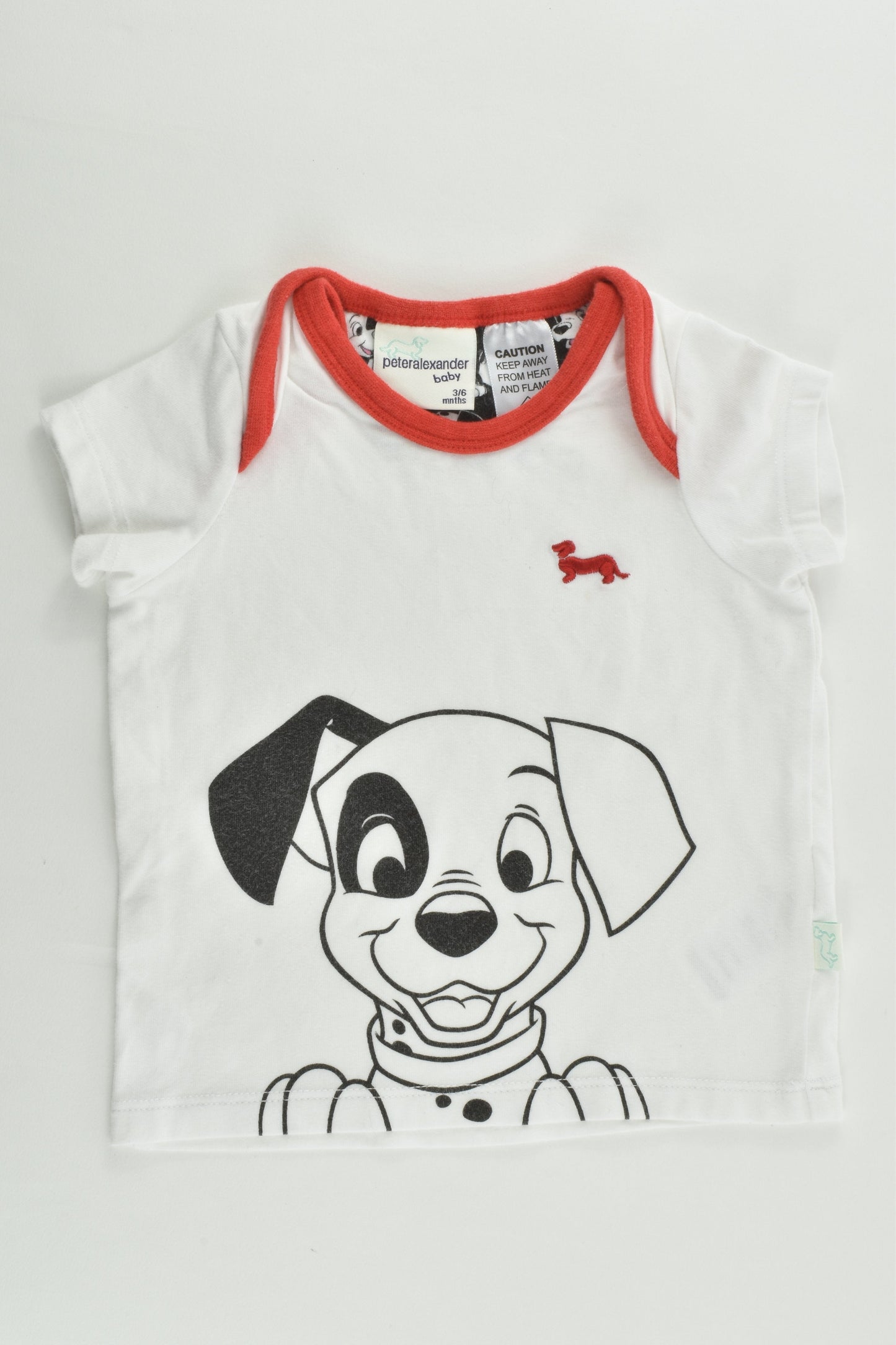 Peter Alexander Size 00 (3/6 months) Disney Dalmatians T-shirt