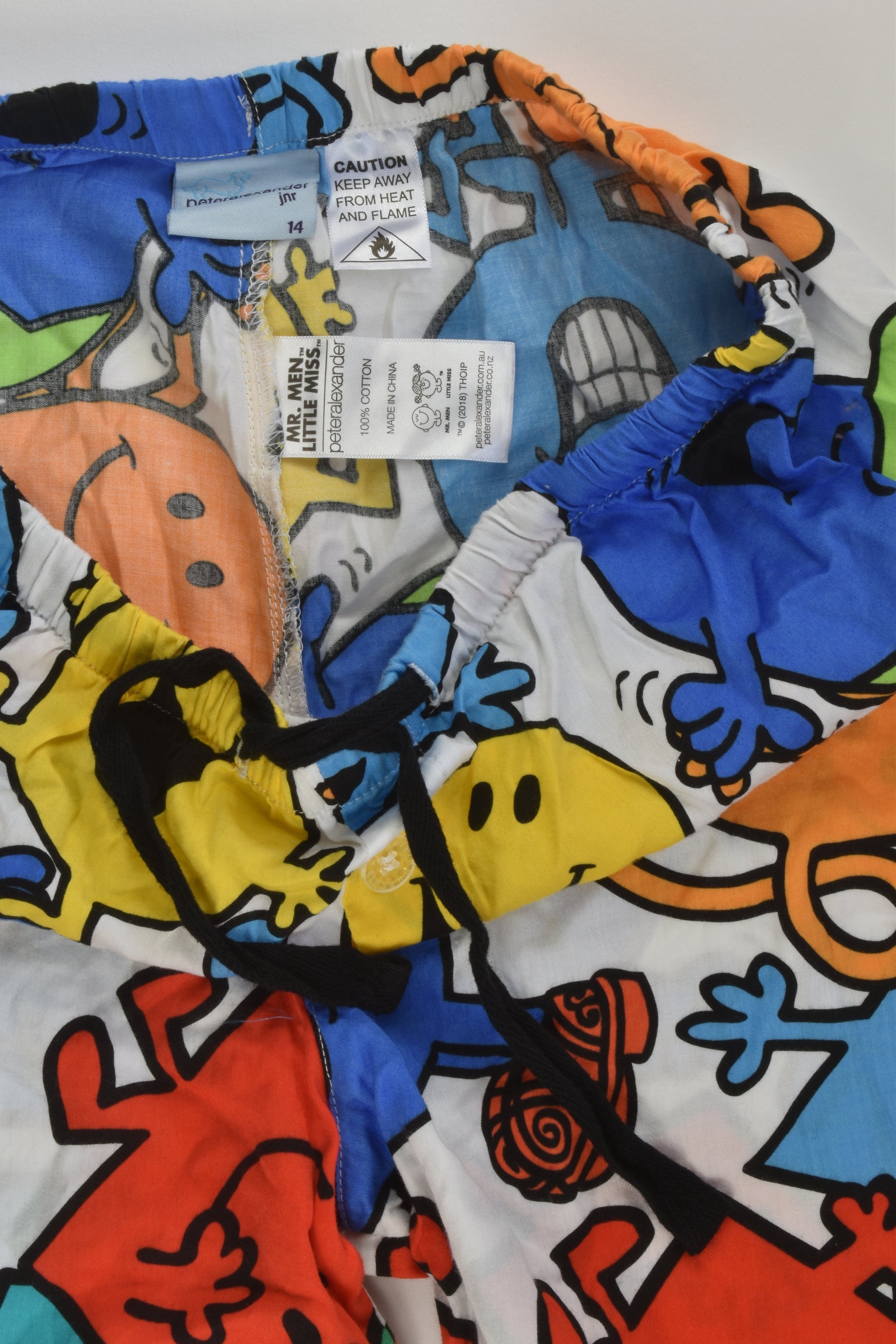 Peter Alexander Size 14 Mr Men Shorts