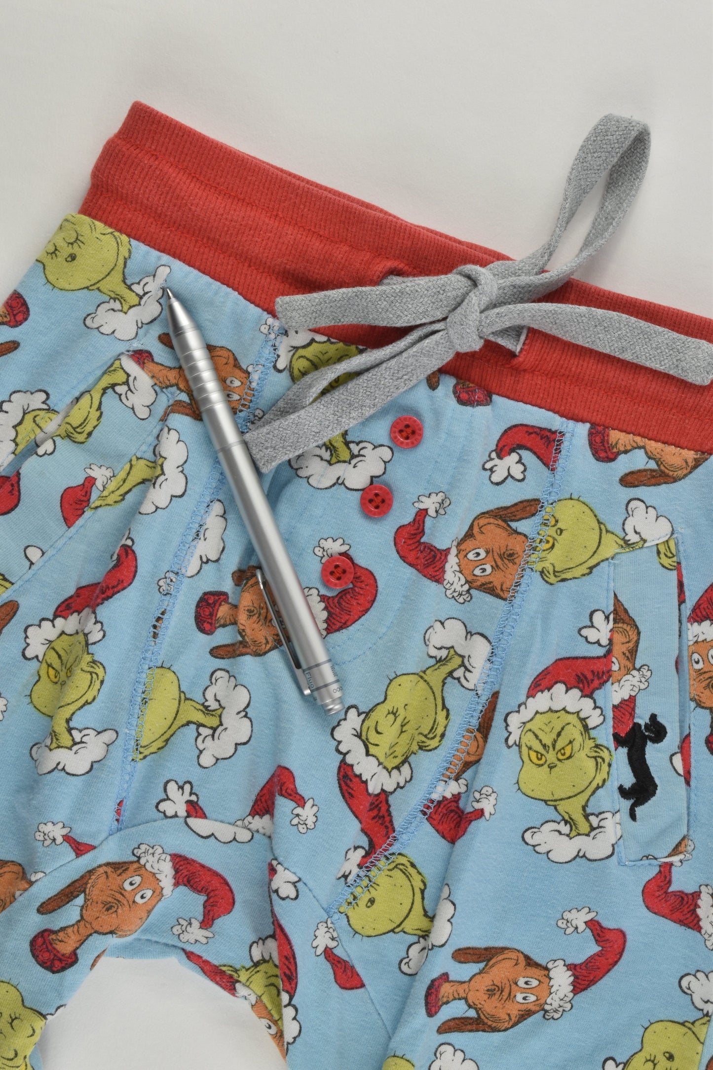 Peter Alexander Size 3 Dr. Seuss Christmas Baggy Shorts