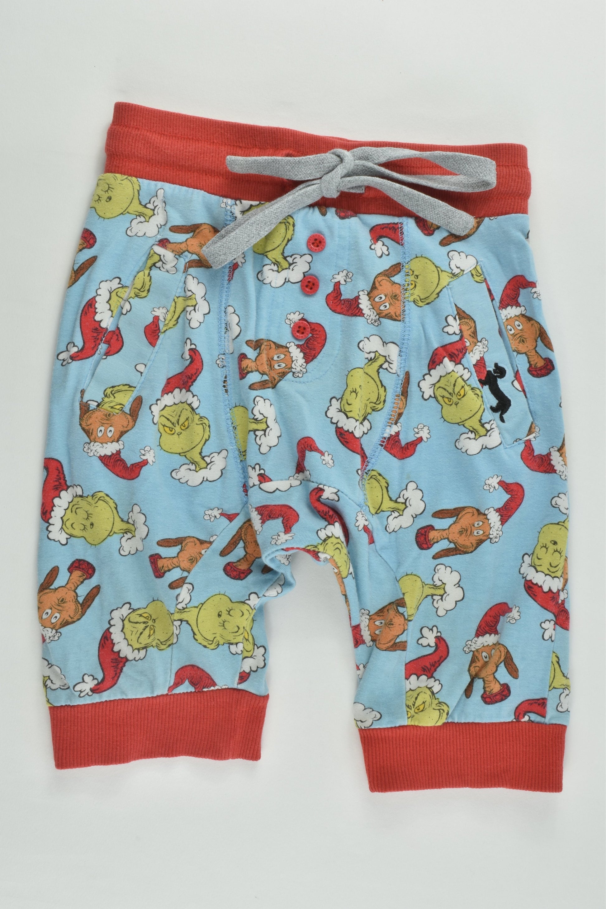 Peter Alexander Size 3 Dr. Seuss Christmas Baggy Shorts