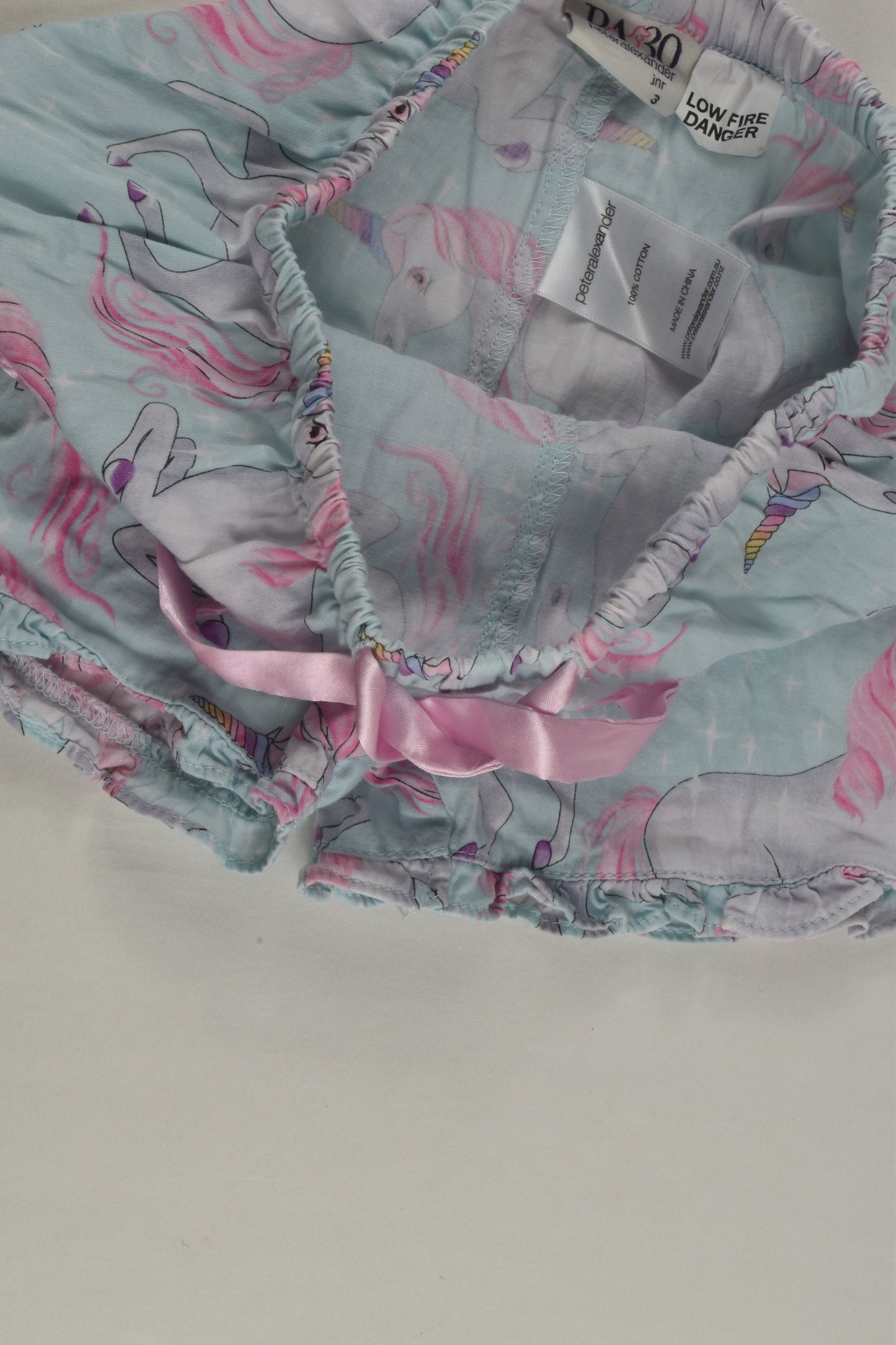 Peter Alexander Size 3 Unicorn Shorts