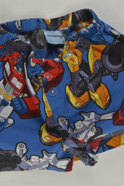Peter Alexander Size 4 Transformers Shorts
