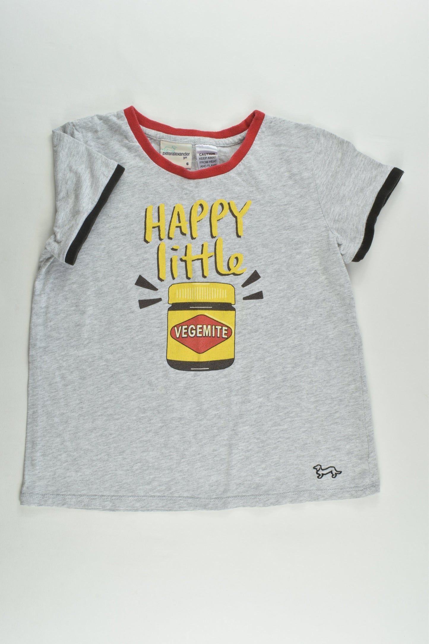 Peter Alexander Size 6 'Happy Little Vegemite' T-shirt