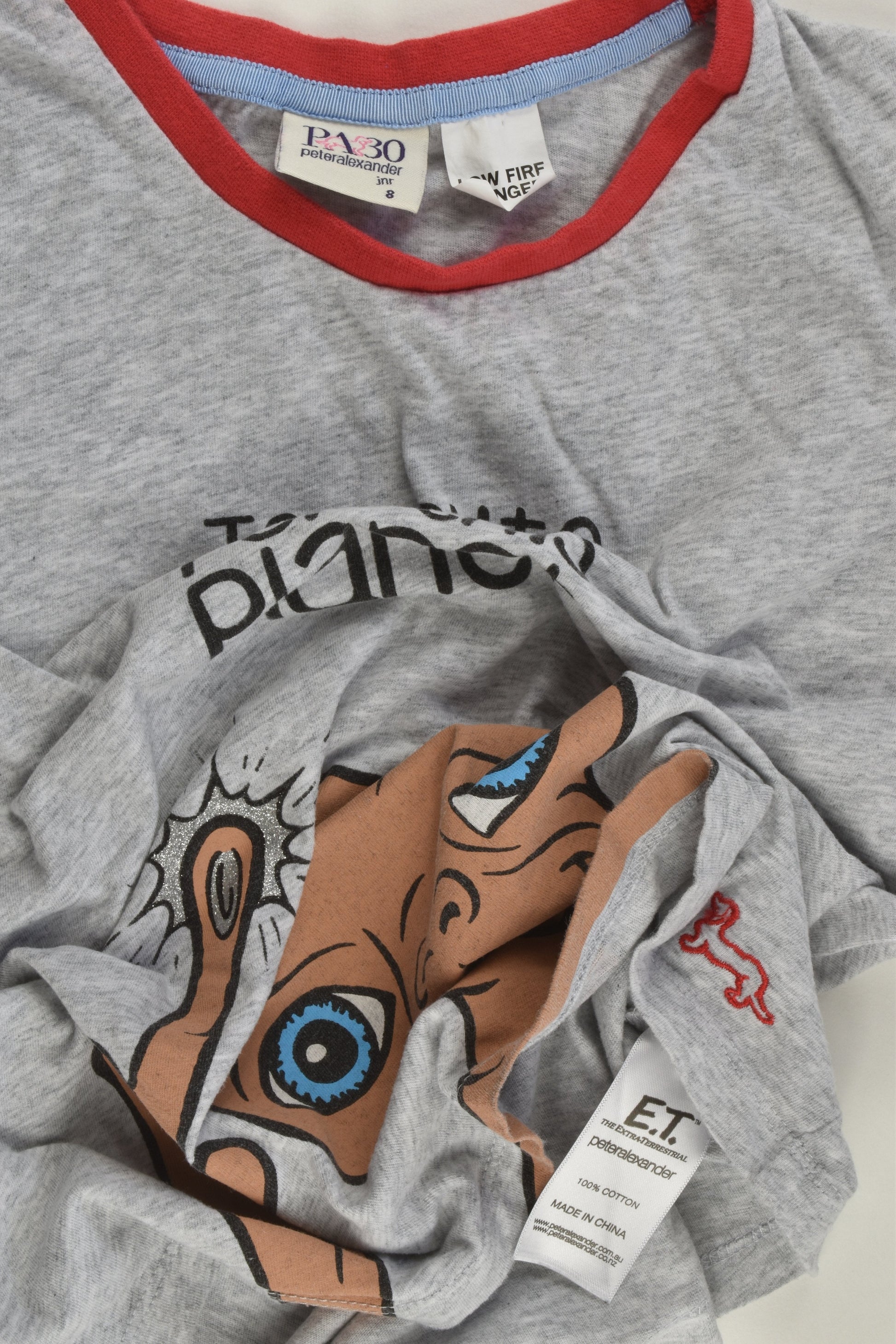 Peter Alexander Size 8 E.T 'Too Cute For This Planet' T-shirt