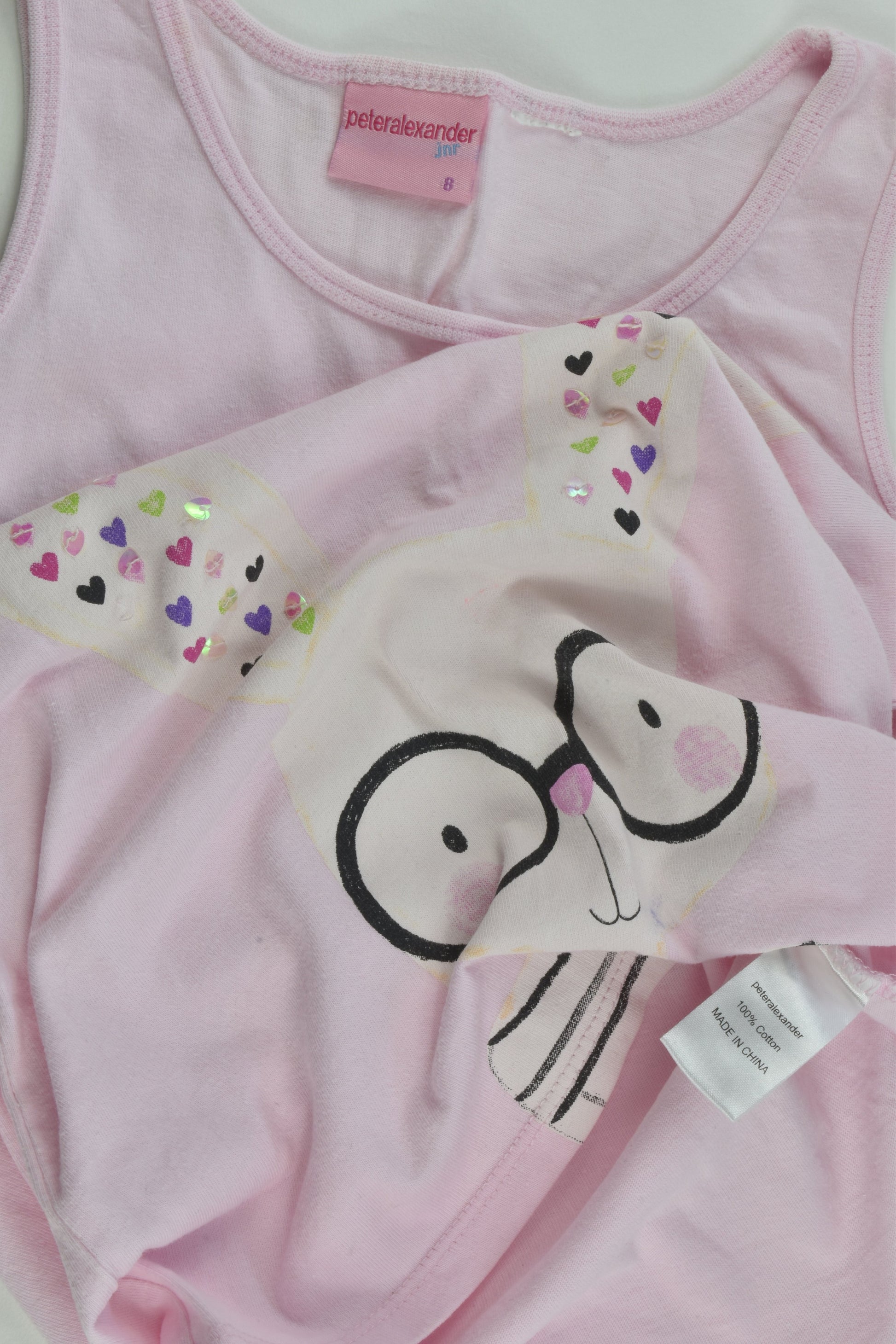Peter Alexander Size 8 Rabbit Top