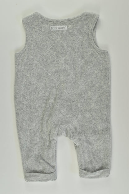 Peter Rabbit Size 000 Lined Velour Overalls