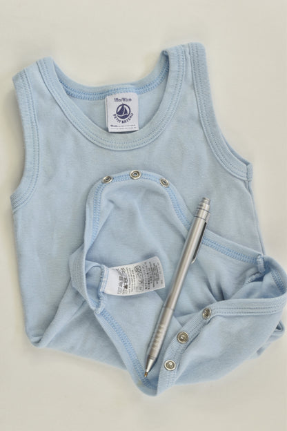 Petit Bateau (France) Size 0-1 (18 months, 81 cm) Bodysuit