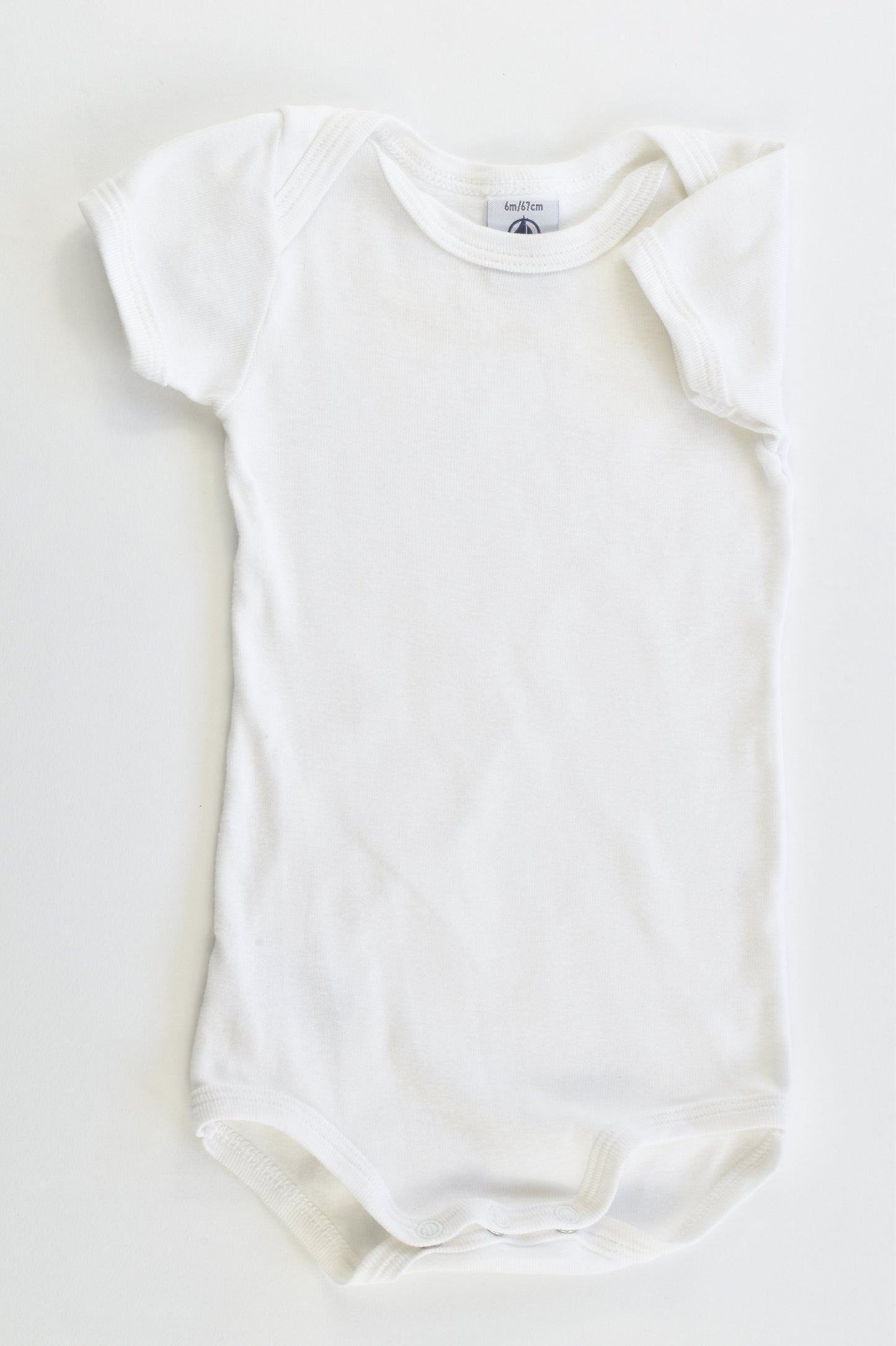 Petit Bateau (France) Size 00 (6 months, 67 cm) Bodysuit