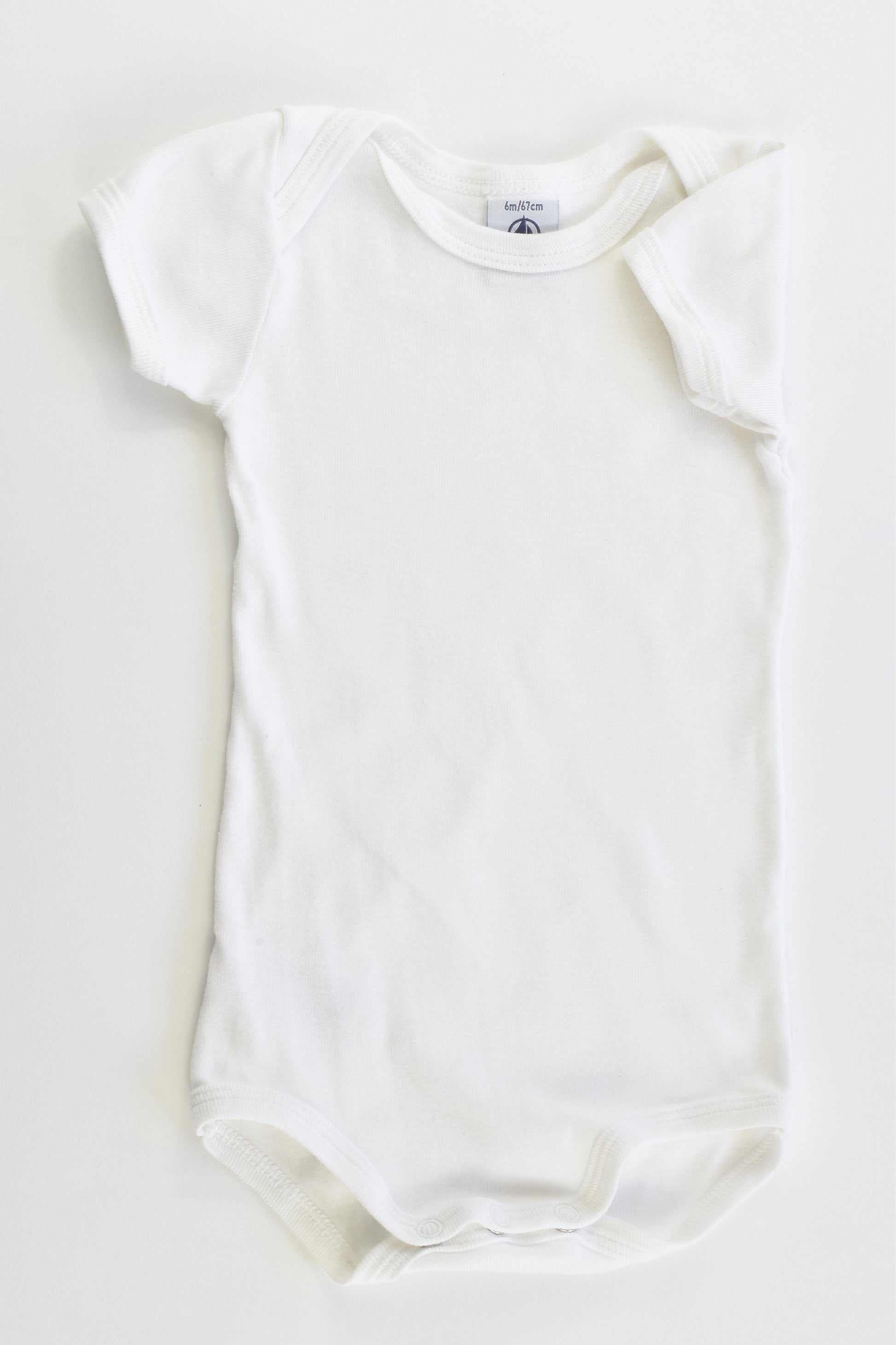 Petit Bateau (France) Size 00 (6 months, 67 cm) Bodysuit