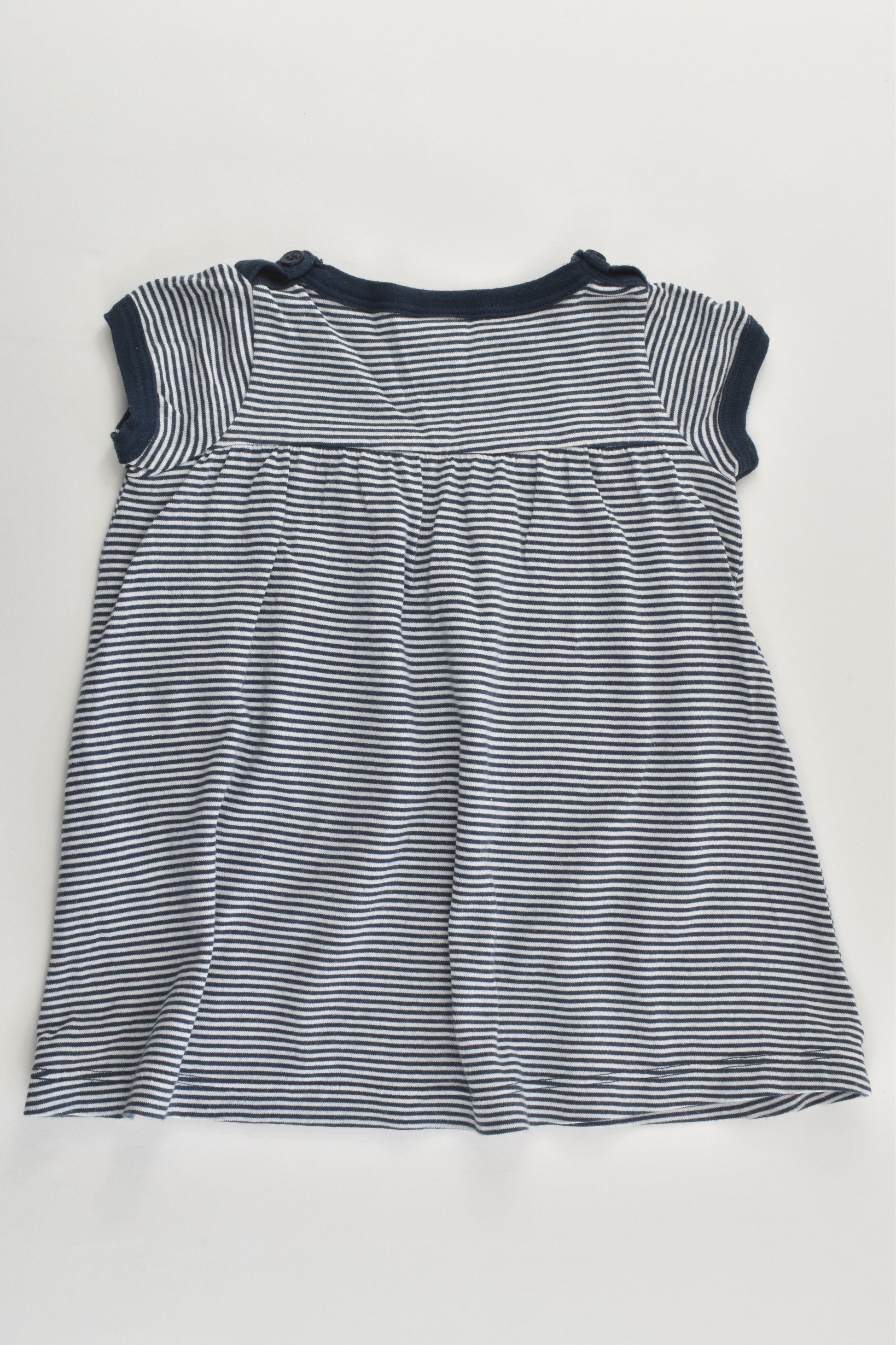 Petit Bateau (France) Size 000-00 (3 months, 60 cm) Nautical Dress