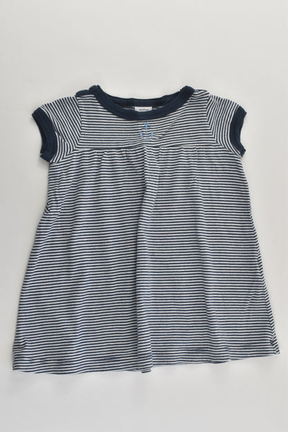 Petit Bateau (France) Size 000-00 (3 months, 60 cm) Nautical Dress