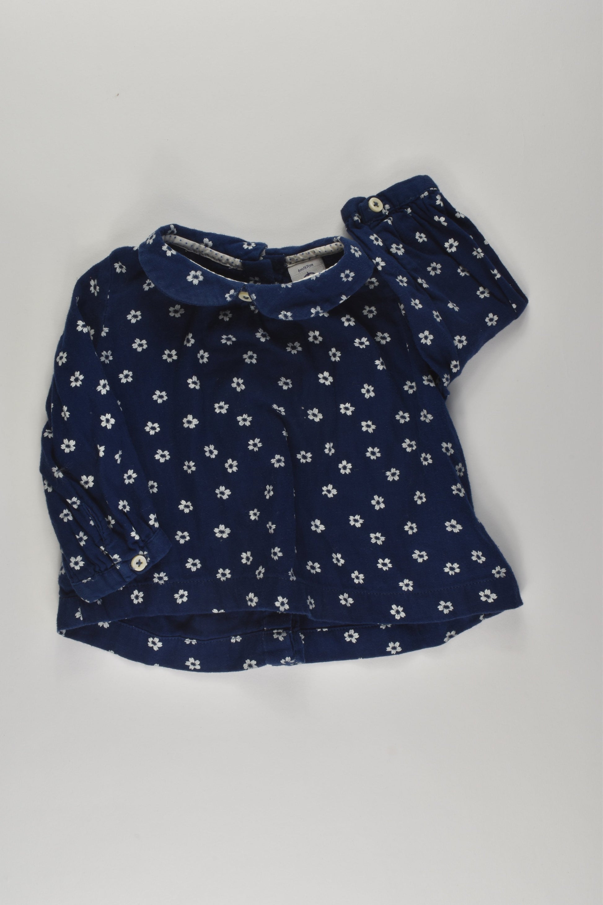 Petit Bateau Size 00 (6m, 67 cm) Blouse