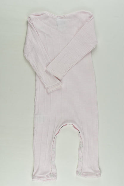 Petit Bateau Size 00 Ribbed Romper