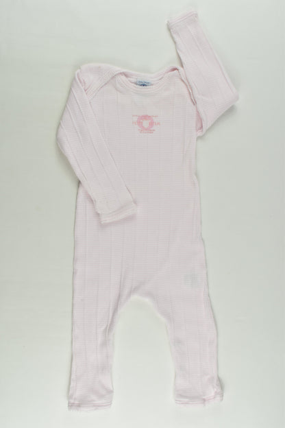 Petit Bateau Size 00 Ribbed Romper