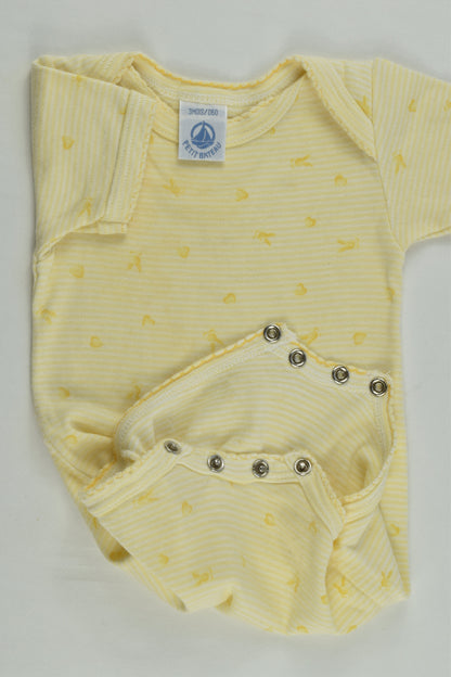 Petit Bateau Size 000 (3 months, 60 cm) Short Romper