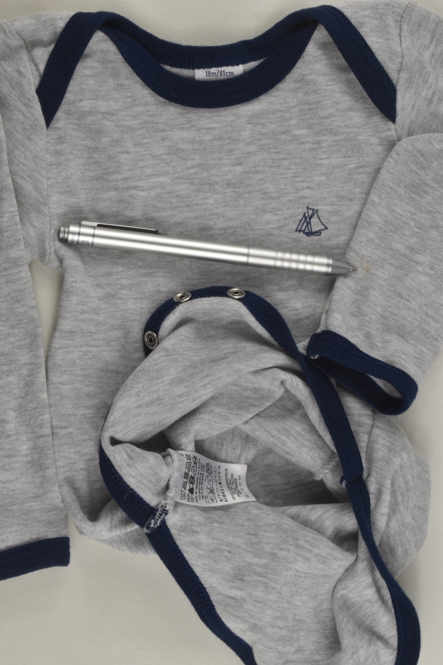 Petit Bateau Size 1 (18 months, 81 cm) Bodysuit