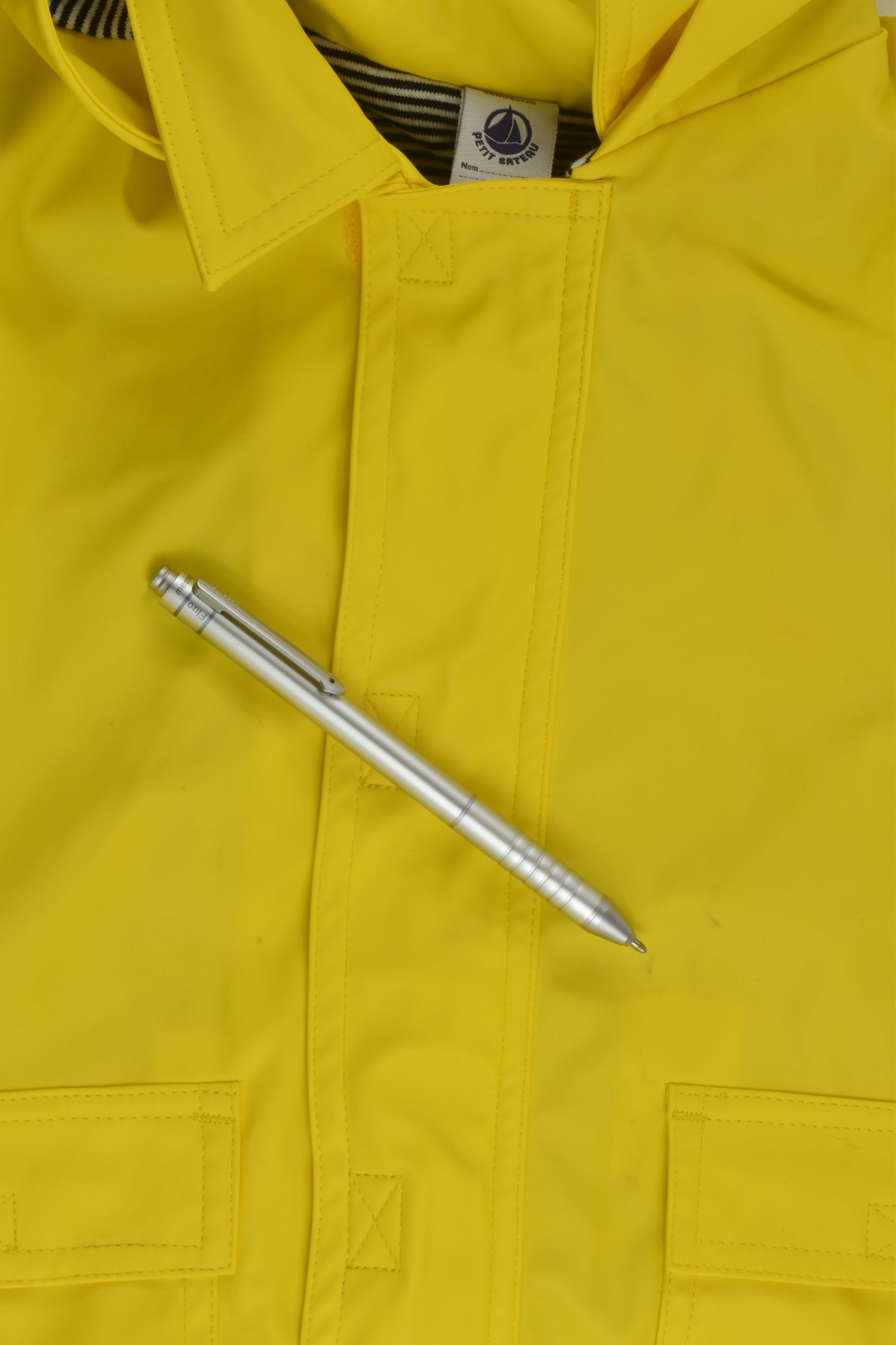 Petit Bateau Size 1-2 (24 months, 86 cm) Lined Rain Jacket