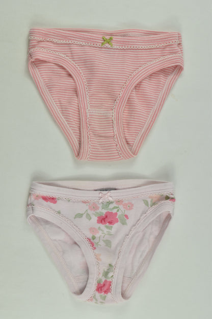 Petit Bateau Size 1 (2 years, 86 cm) 2x Underwear