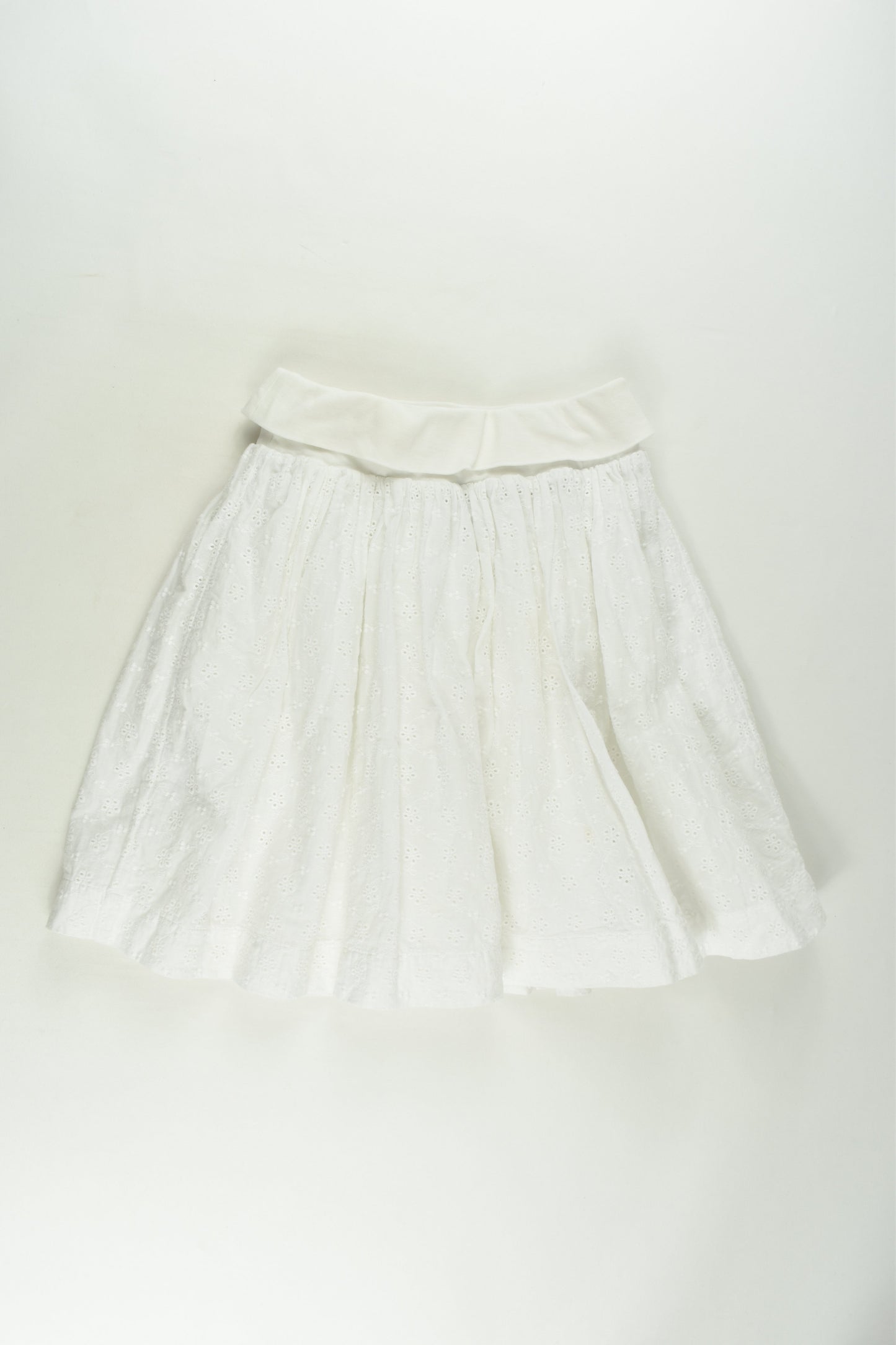 Petit Bateau Size 10 (140 cm) Lined Lace Skirt