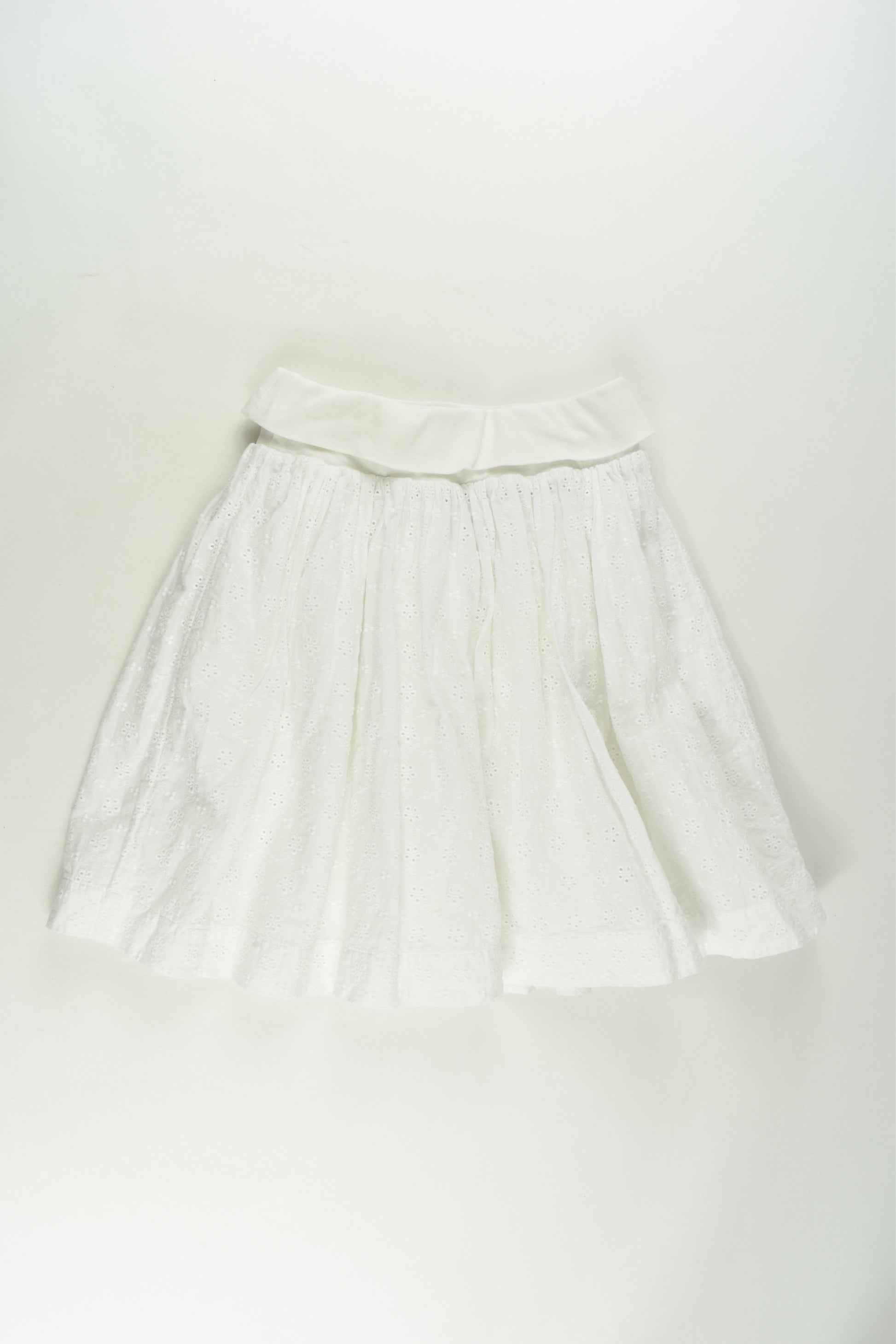 Petit Bateau Size 10 (140 cm) Lined Lace Skirt