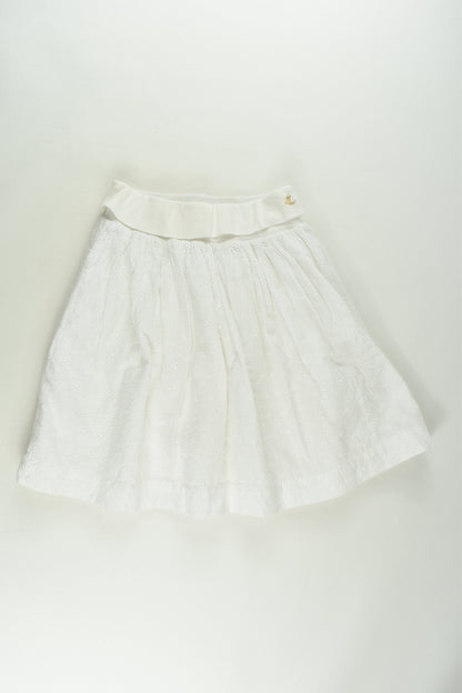 Petit Bateau Size 10 (140 cm) Lined Lace Skirt