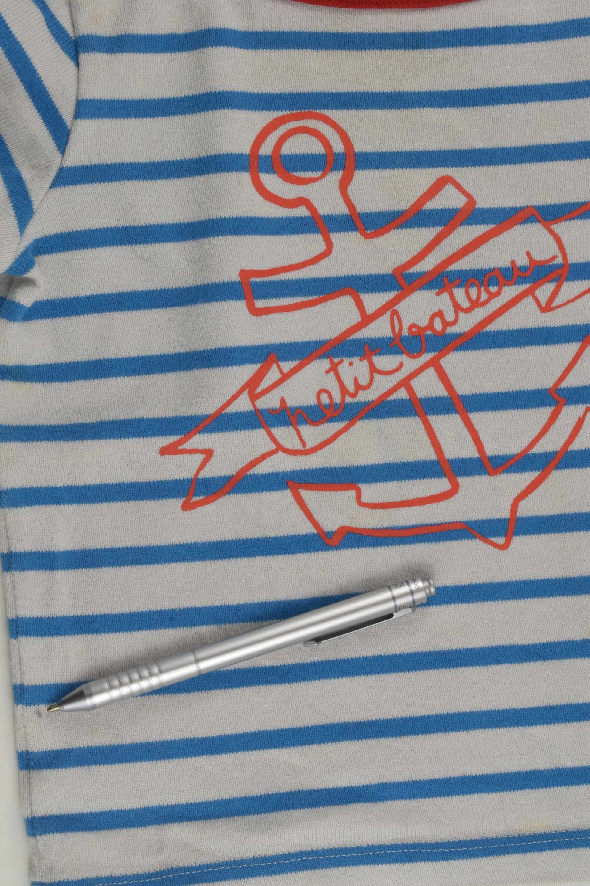 Petit Bateau Size 2-3 (92 cm) Nautical Top