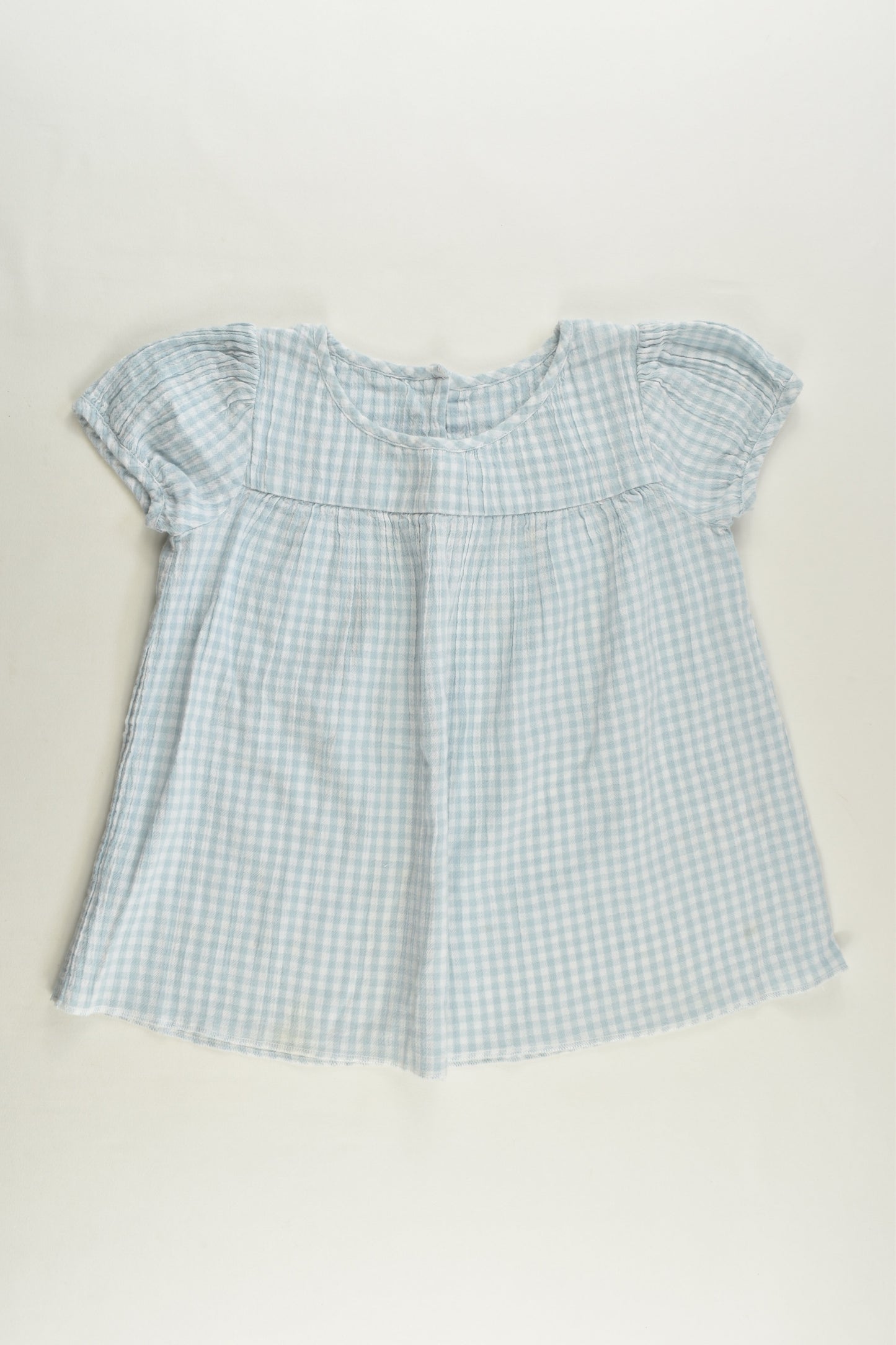 Petit Bateau Size 4-5 (108 cm, 5 years) Checked Blouse