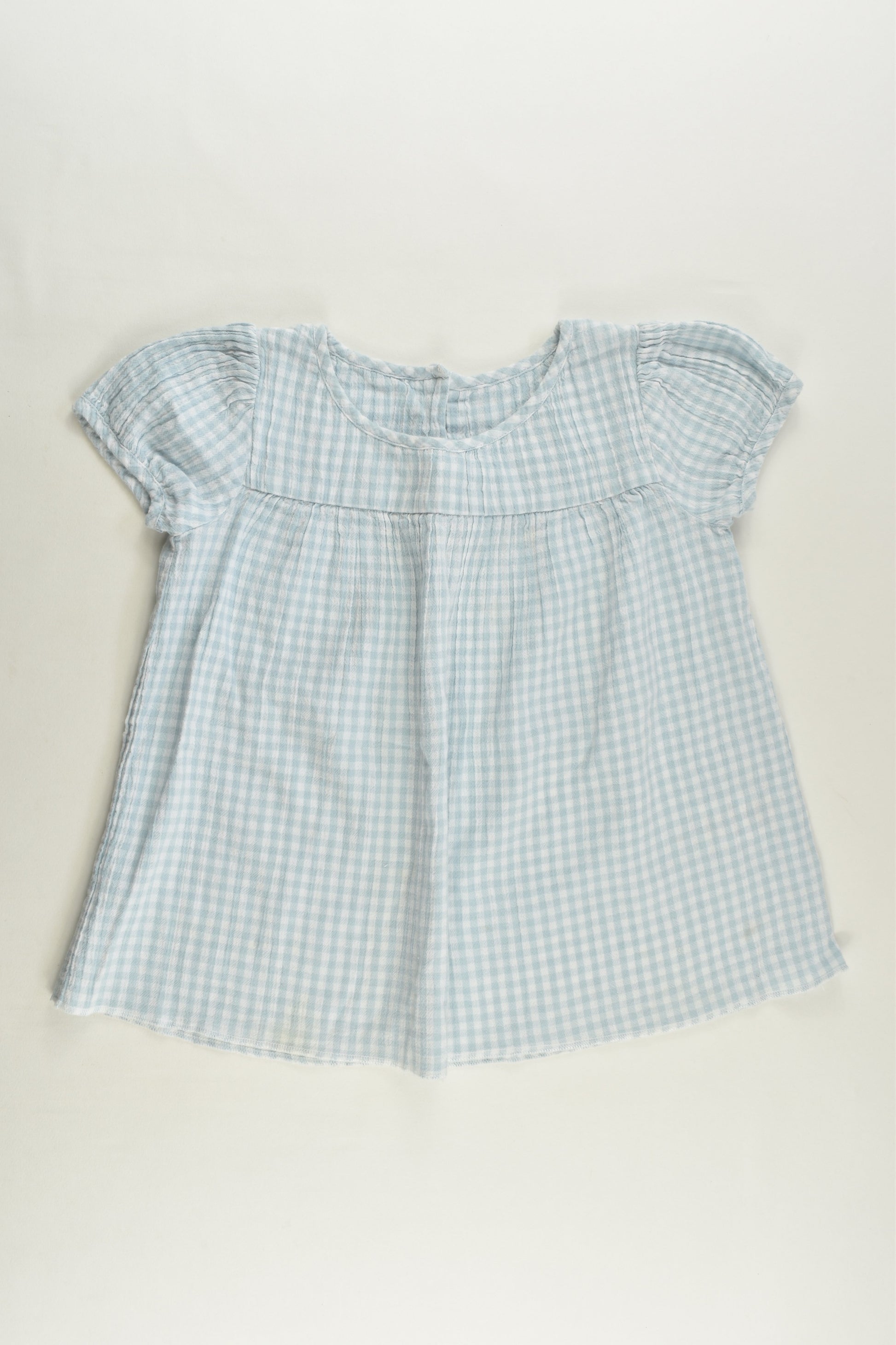 Petit Bateau Size 4-5 (108 cm, 5 years) Checked Blouse