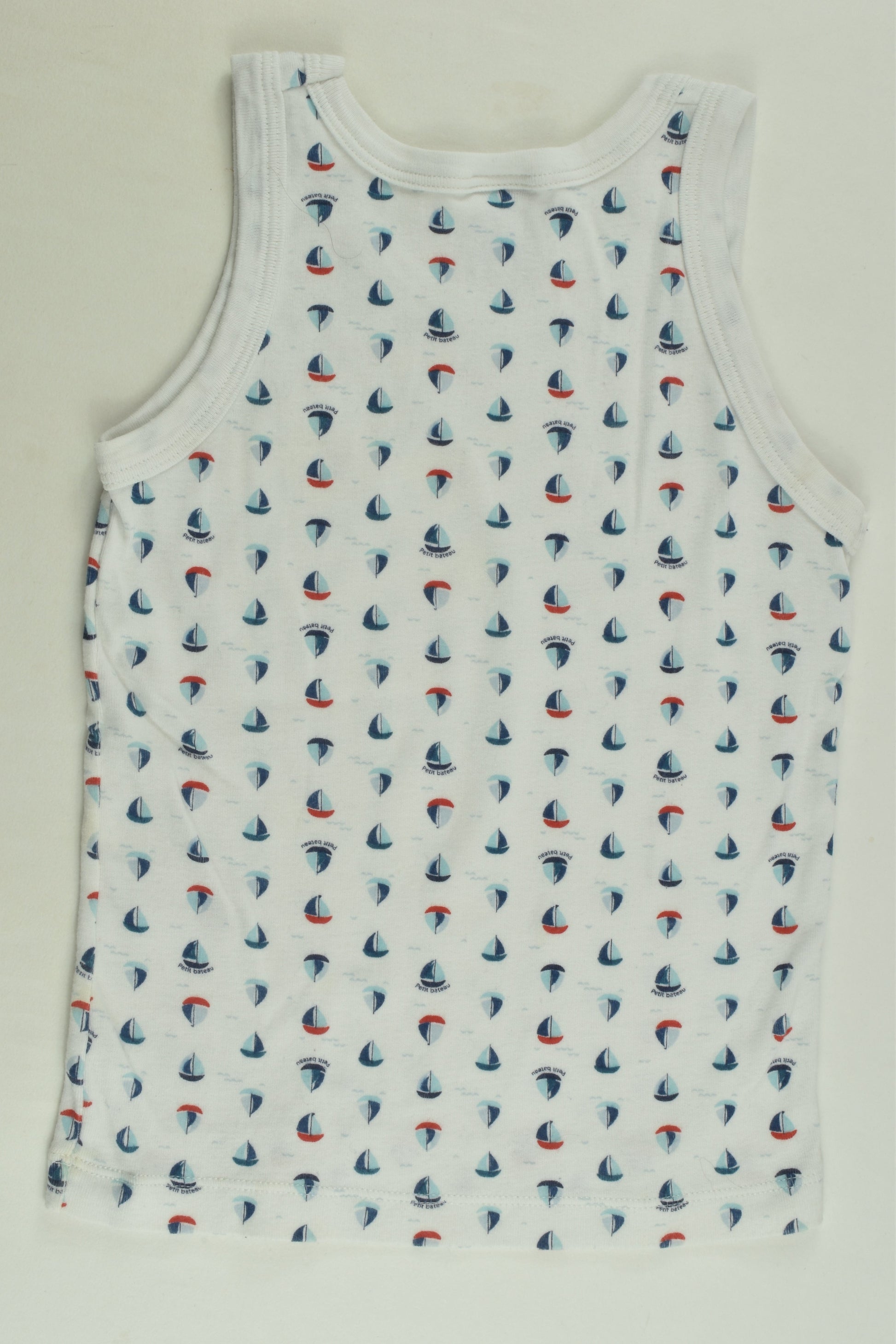 Petit Bateau Size 5 (110 cm) Nautical Tank Top