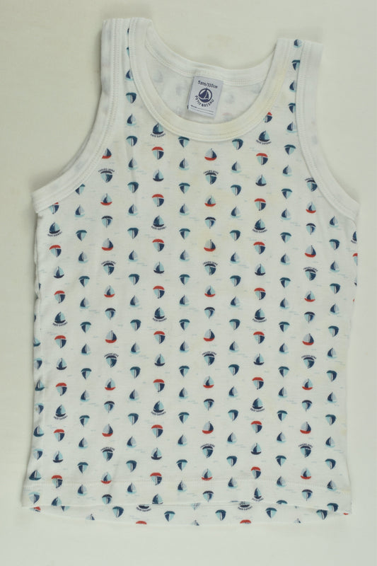 Petit Bateau Size 5 (110 cm) Nautical Tank Top