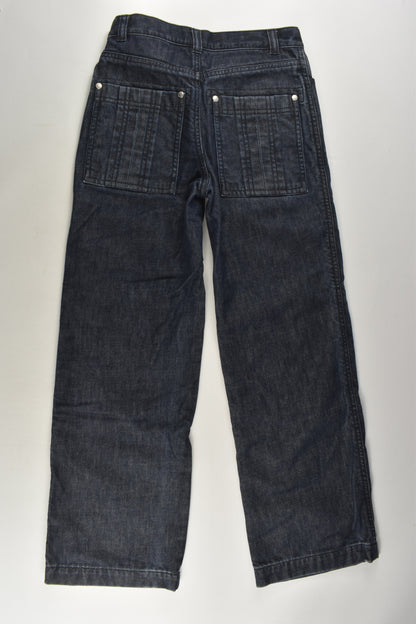 Petit Bateau Size 8 (126 cm) Lined Denim Pants