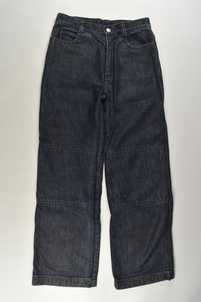 Petit Bateau Size 8 (126 cm) Lined Denim Pants