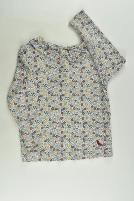 Pigeon Organics Size 4-5 Liberty Print Top
