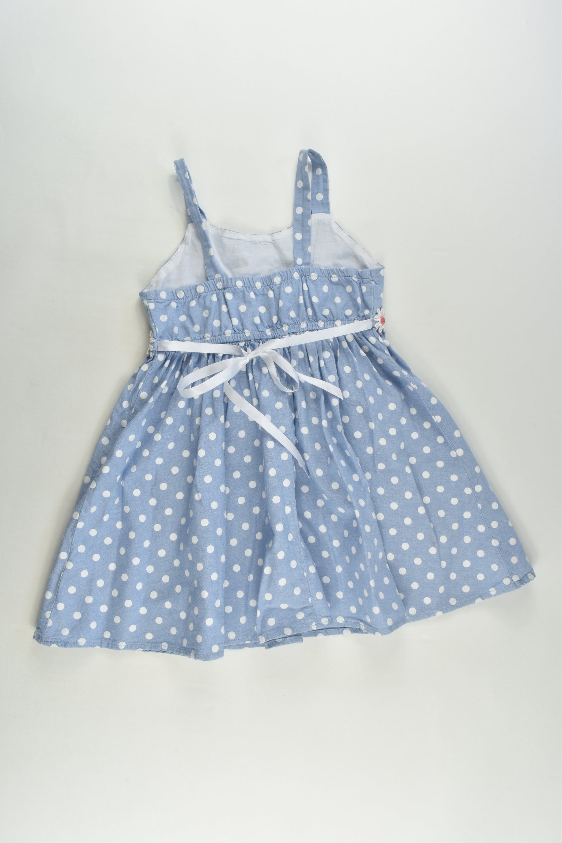 Pinky Size 5 Polka Dots and Flowers Dress