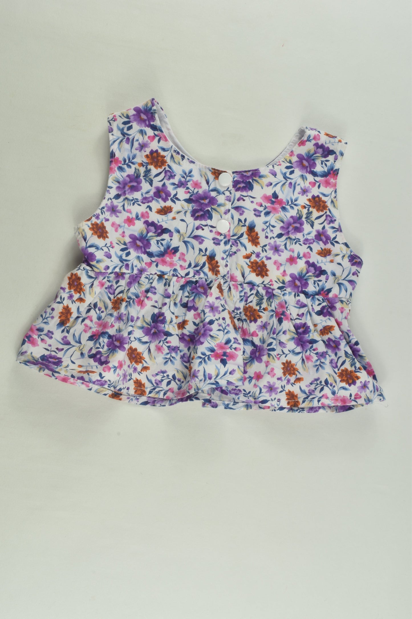 Piper & Me Size 0 Floral Peplum Top