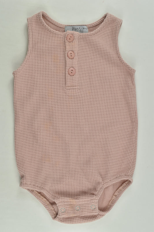 Piper and Me Size 0 Waffle Bodysuit