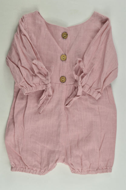 Piper and Me Size 00 Linen-feel Romper