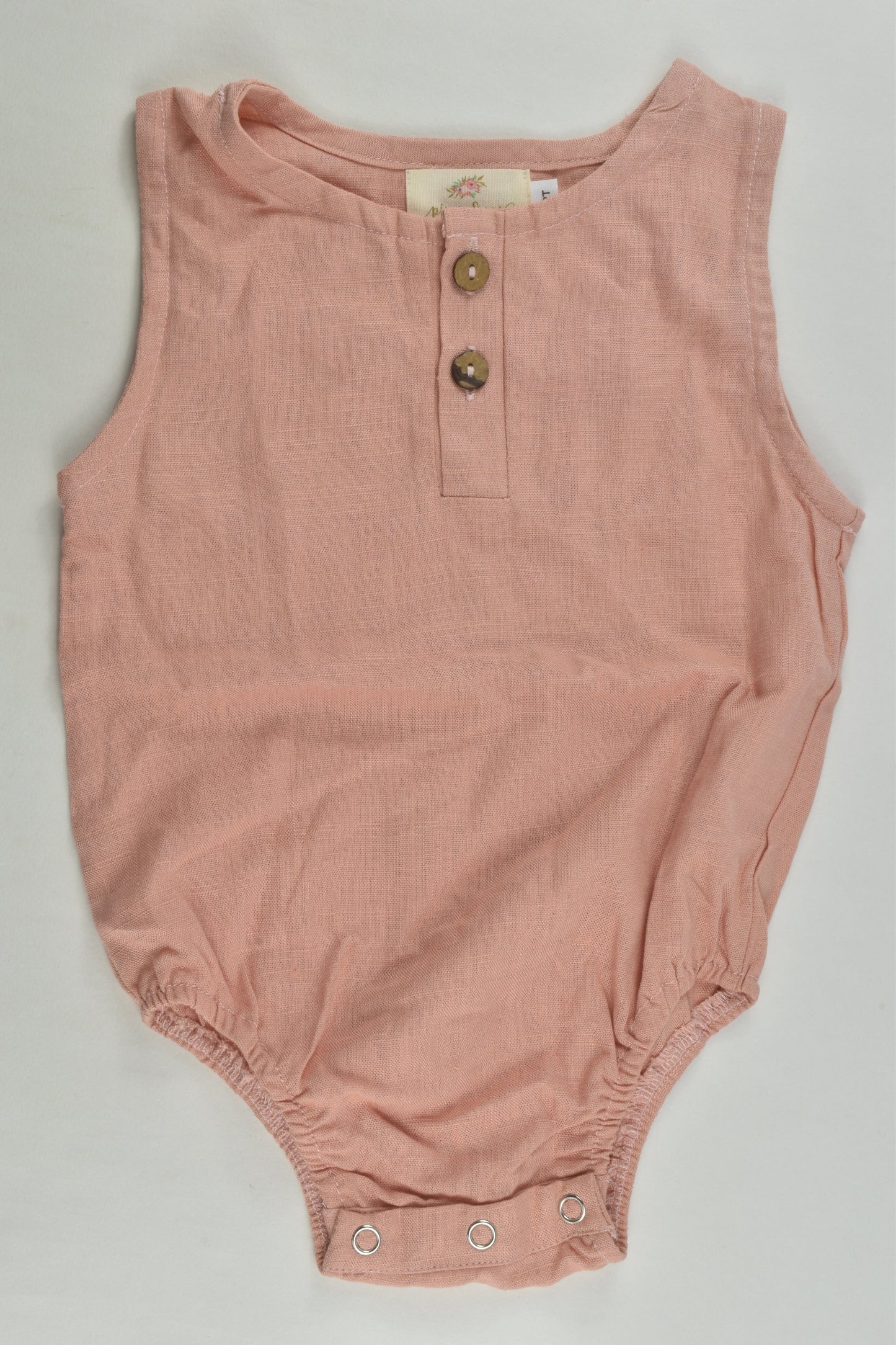 Piper and Me Size 2 Linen-feel Romper