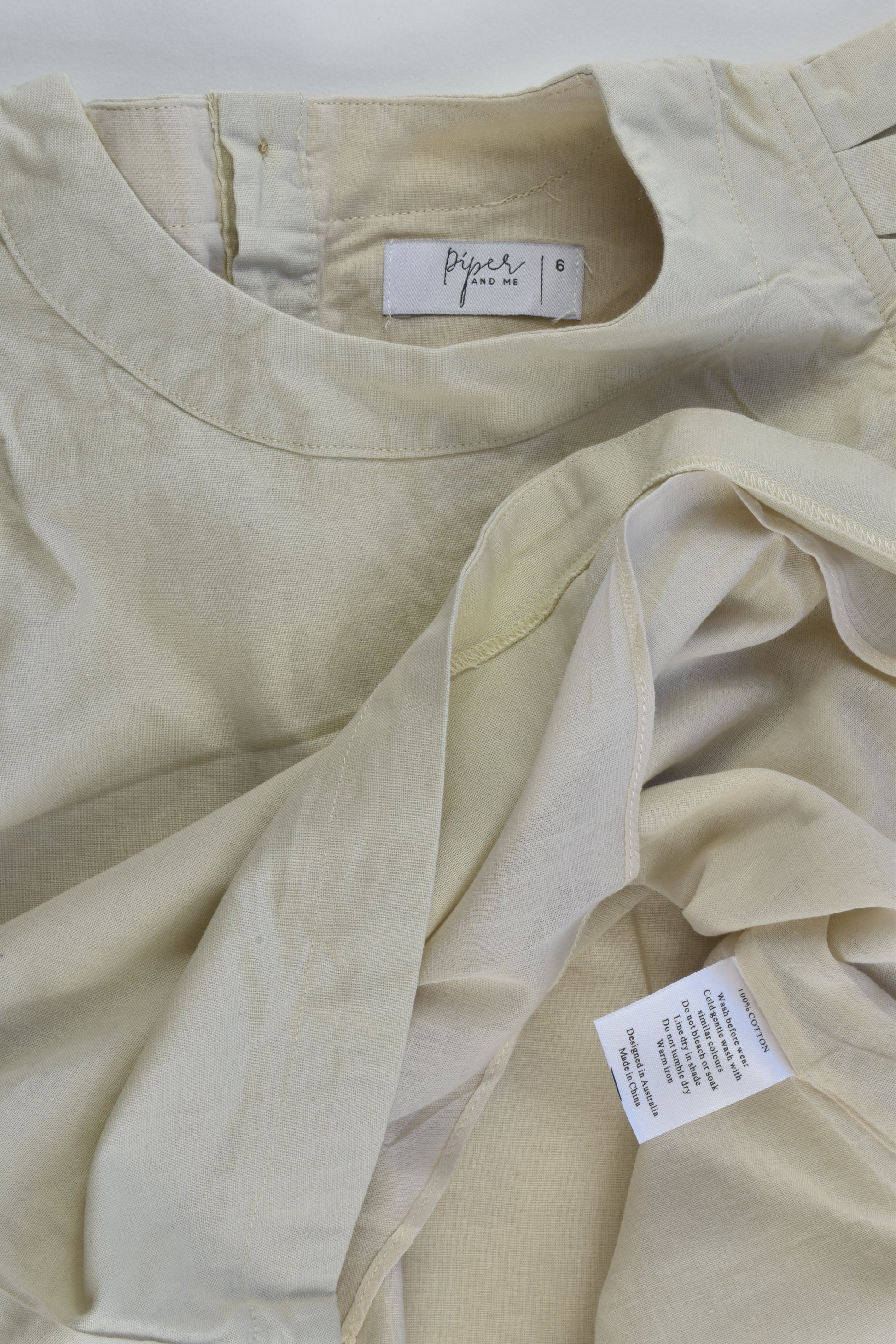 Piper and Me Size 6 Lined Blouse