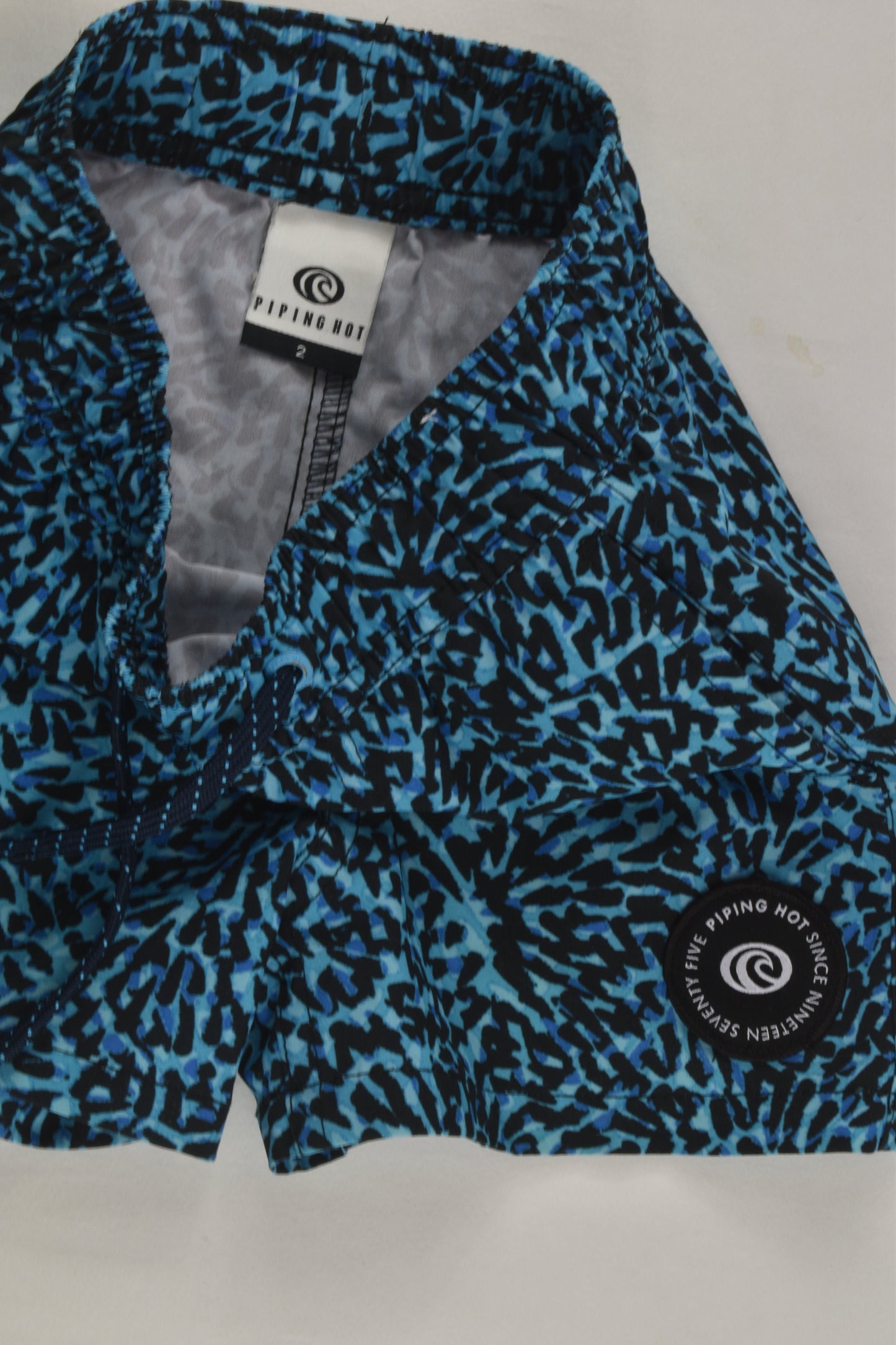 Piping Hot Size 2 Leoprad Print Board Shorts