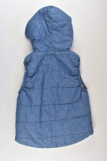 Piping Hot Size 7 Denim Vest