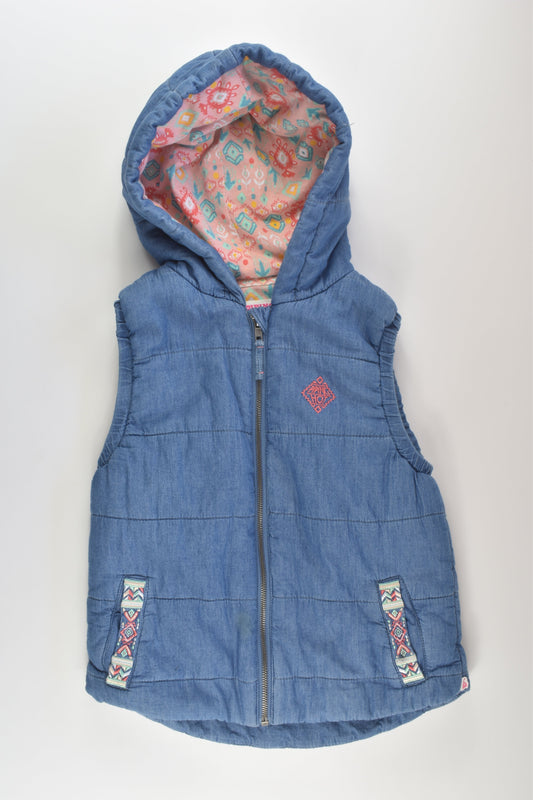 Piping Hot Size 7 Denim Vest